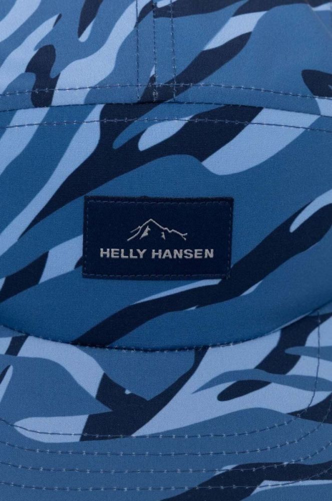 Кепка Helly Hansen візерунок колір блакитний фото 3