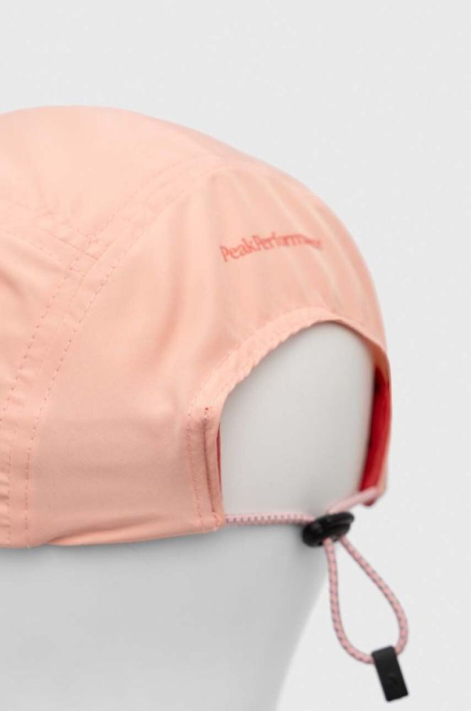 Кепка Peak Performance Lightweight колір рожевий однотонна фото 3