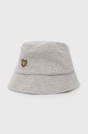 Капелюх Lyle & Scott колір сірий Капелюх Lyle & Scott колір сірий