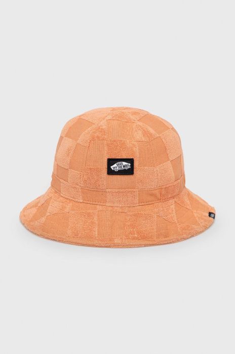 Бавовняний капелюх Vans колір помаранчевий з бавовни