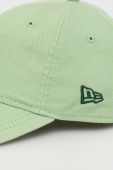 Бавовняна бейсболка New Era колір зелений з аплікацією NEW YORK YANKEES (3280985)