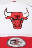 Кепка New Era колір білий з аплікацією CHICAGO BULLS