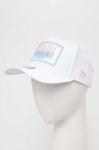 Кепка New Era колір білий з аплікацією