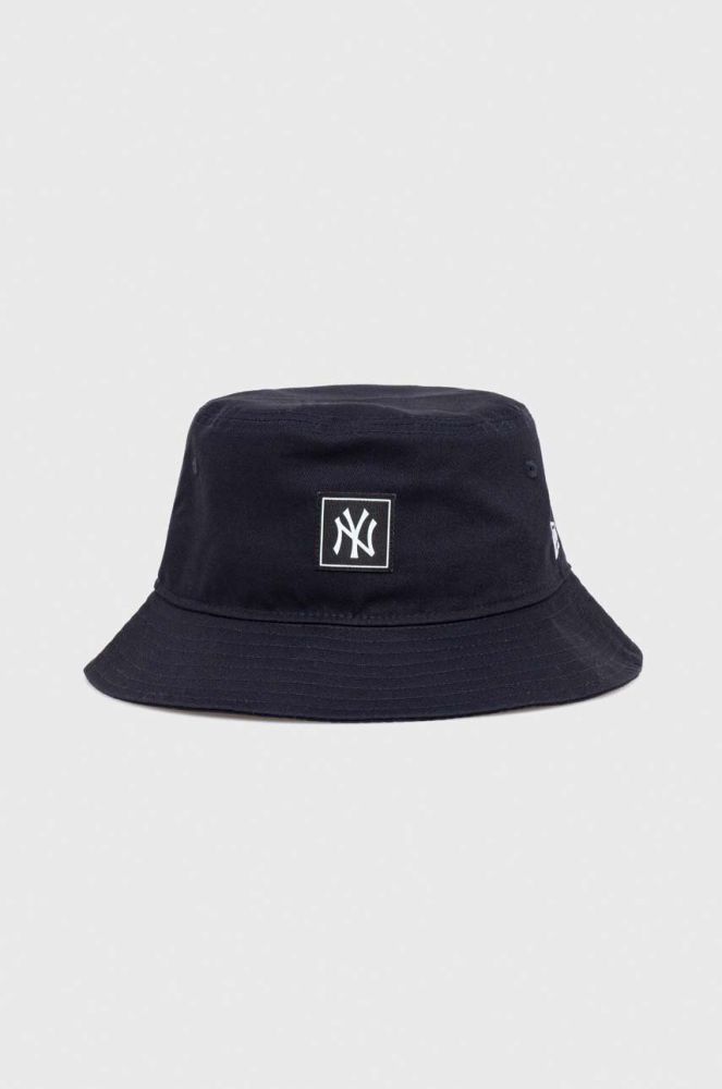 Бавовняний капелюх New Era колір синій з бавовни NEW YORK YANKEES