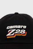 Бавовняна бейсболка American Needle Ford/GM колір чорний з аплікацією