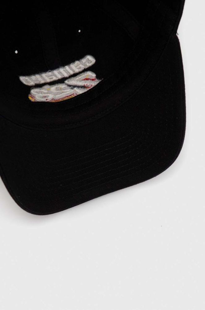 Бавовняна бейсболка American Needle Ford/GM колір чорний з аплікацією фото 4