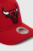 Кепка з домішкою вовни Mitchell&Ness Chicago Bulls колір червоний з аплікацією (3287298)