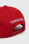 Кепка з домішкою вовни Mitchell&Ness Chicago Bulls колір червоний з аплікацією (3287298)