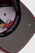 Кепка з домішкою вовни Mitchell&Ness Miami Heat колір бордовий з аплікацією