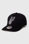 Кепка з домішкою вовни Mitchell&Ness San Antonio Spurs колір чорний з аплікацією