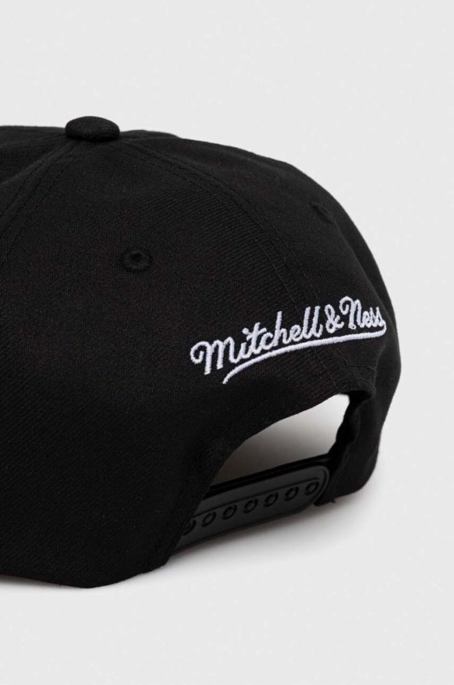Кепка Mitchell&Ness Brooklyn Nets колір чорний з аплікацією фото 3
