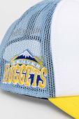Кепка Mitchell&Ness Denver Nuggets колір білий з принтом