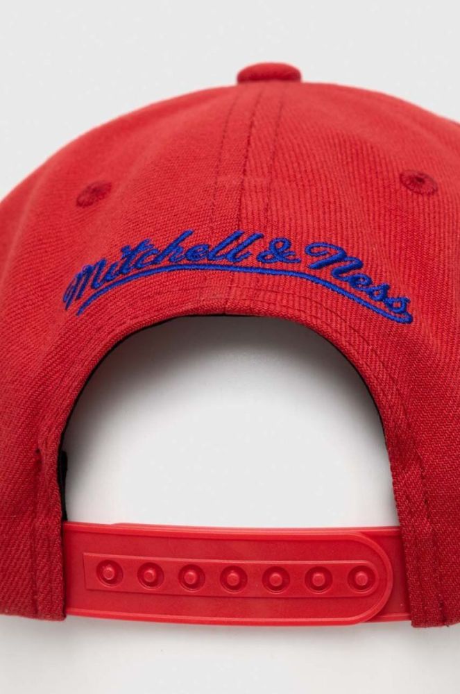 Кепка Mitchell&Ness Denver Nuggets колір червоний візерунок фото 3