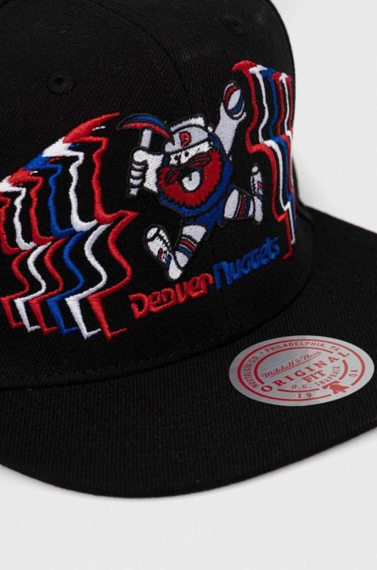 Кепка Mitchell&Ness Denver Nuggets колір чорний з аплікацією фото 2