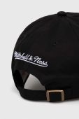 Бавовняна бейсболка Mitchell&Ness Boston Briuns колір чорний з аплікацією
