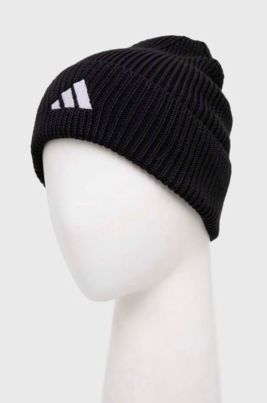 Шапка adidas Performance колір чорний з товстого трикотажу (3288672) фото 2