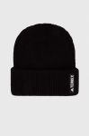 Шапка adidas TERREX Multi колір чорний з товстого трикотажу Шапка adidas TERREX Multi колір чорний з товстого трикотажу