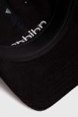 Вельветова кепка adidas Performance колір чорний з аплікацією