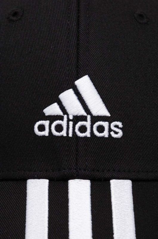 Бавовняна бейсболка adidas Performance колір чорний з аплікацією (3320241) фото 2