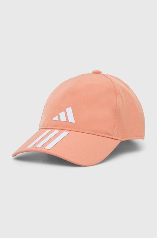 Кепка adidas Performance колір помаранчевий з принтом