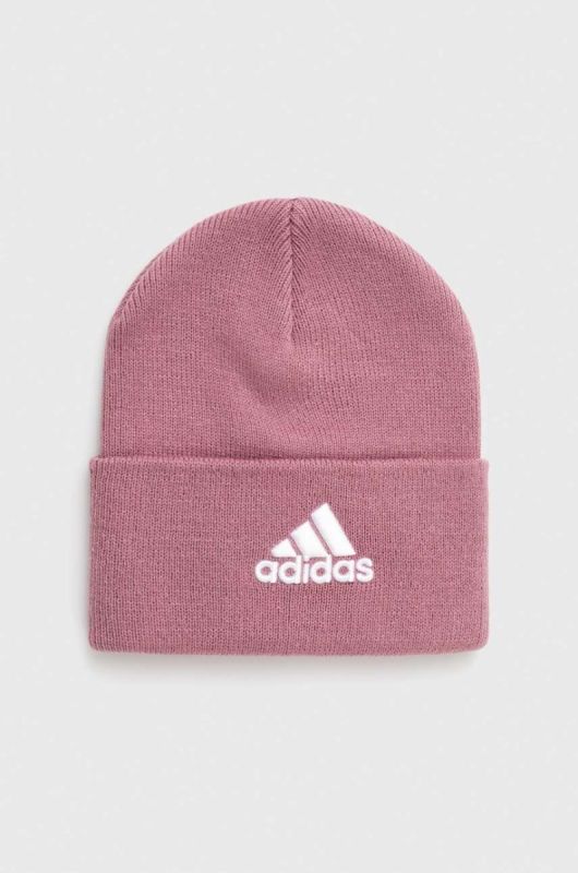 Шапка adidas Performance колір рожевий з товстого трикотажу (3373875)