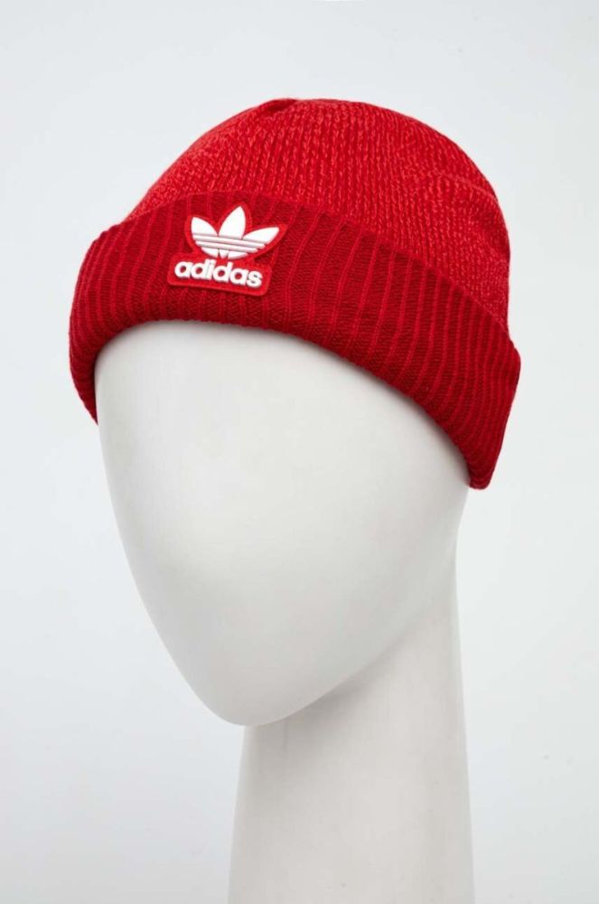 Шапка adidas Originals колір червоний фото 2