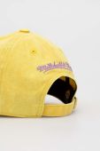Бавовняна бейсболка Mitchell&Ness Los Angeles Lakers колір жовтий з аплікацією