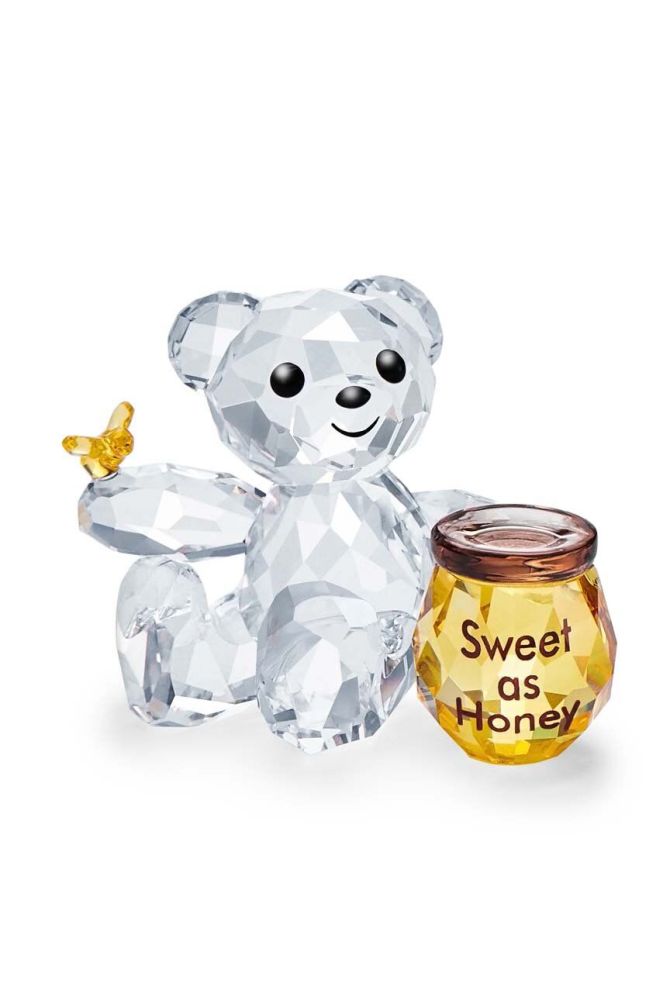 Декорація Swarovski Kris Bear - Sweet as Honey колір прозорий