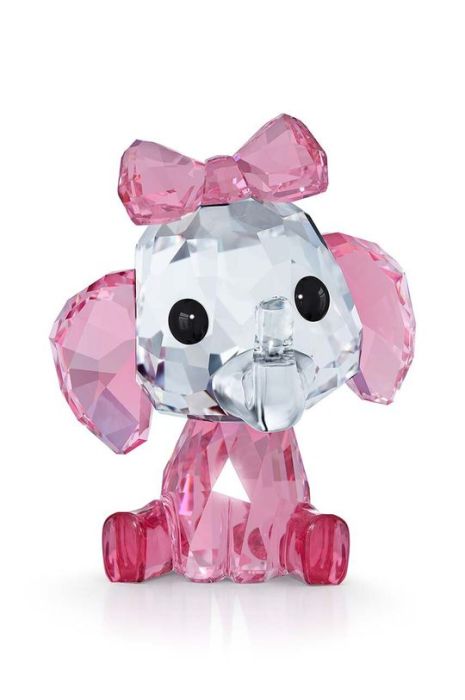 Декорація Swarovski Baby Animals Cheery the Elephant колір рожевий
