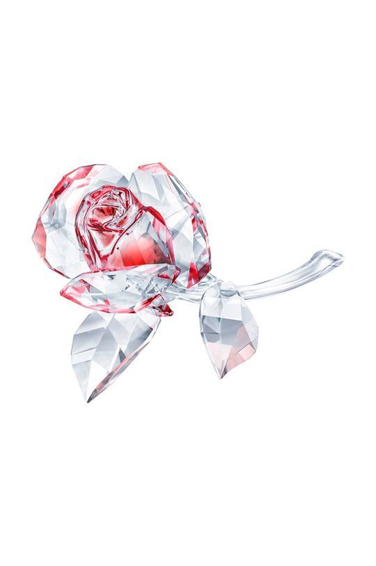 Декорація Swarovski Blossoming Rose колір червоний