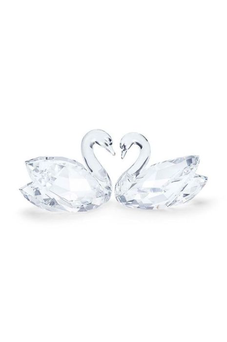 Декорація Swarovski Swan Couple 2-pack колір прозорий