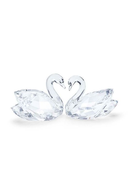 Декорація Swarovski Swan Couple 2-pack колір прозорий