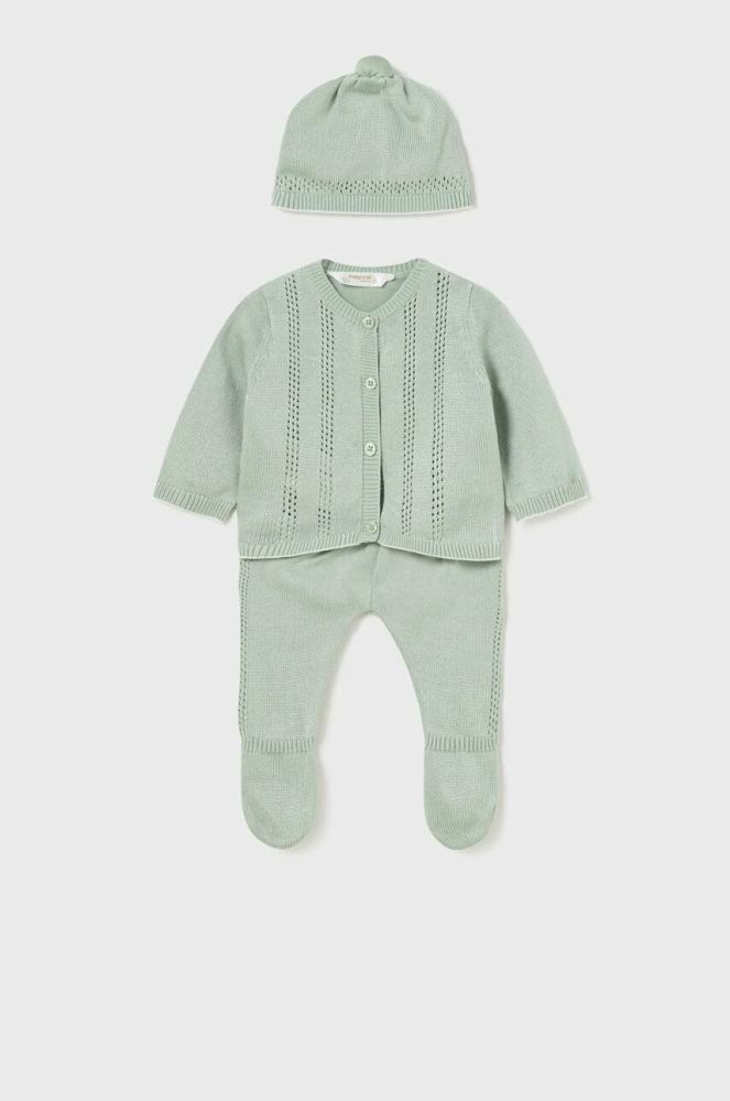 Комплект для немовлят Mayoral Newborn колір бірюзовий (3021258)