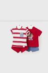 Дитячий комплект Mayoral Newborn 2-pack колір червоний