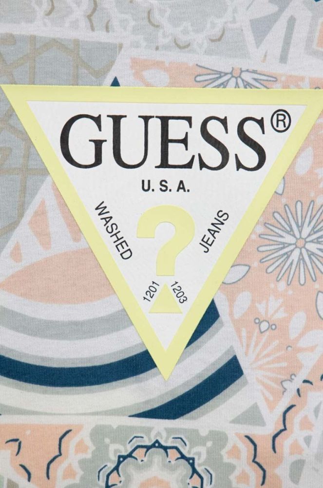 Дитячий бавовняний комплект Guess колір блакитний (3027668) фото 3