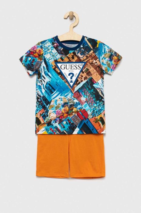 Дитячий бавовняний комплект Guess колір барвистий (3008570)