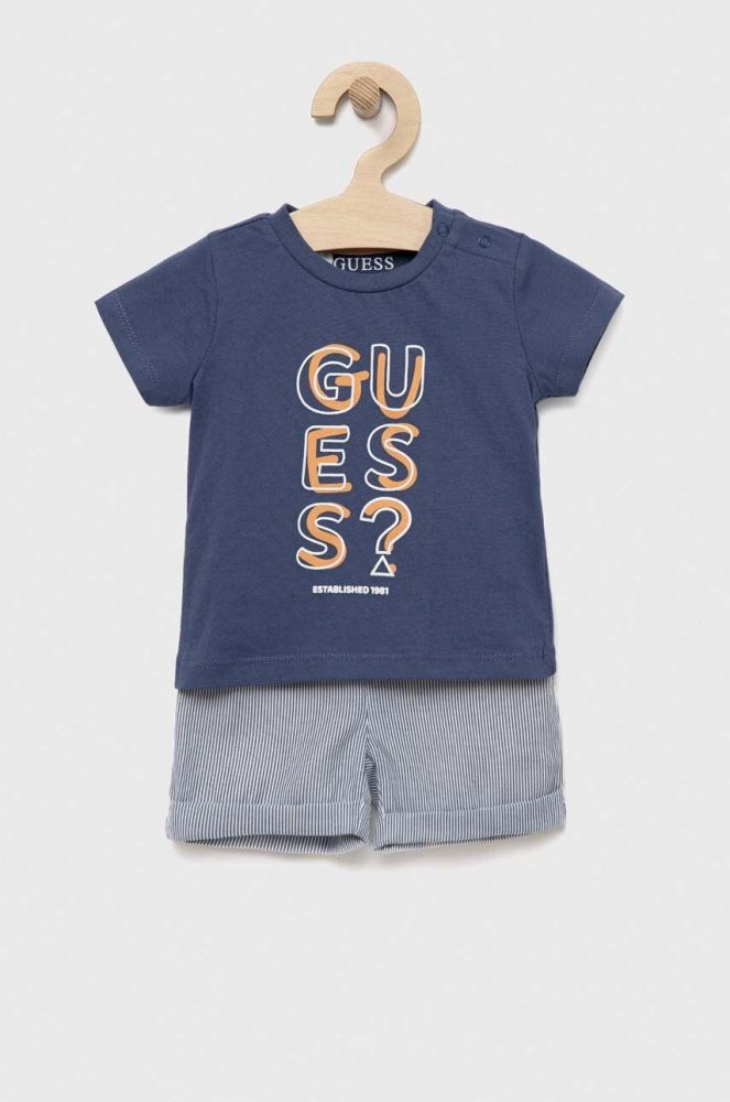 Комплект для немовлят Guess колір блакитний (3166589)