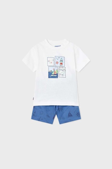 Дитячий бавовняний комплект Mayoral колір блакитний (2933339)