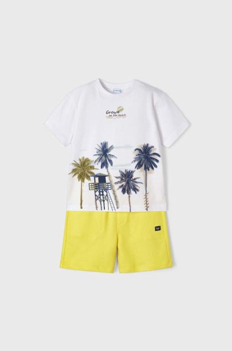 Дитячий бавовняний комплект Mayoral колір жовтий (2939739)