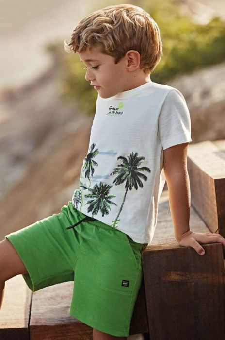 Дитячий бавовняний комплект Mayoral колір зелений (2939715)