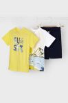 Дитячий бавовняний комплект Mayoral колір жовтий (2939771)