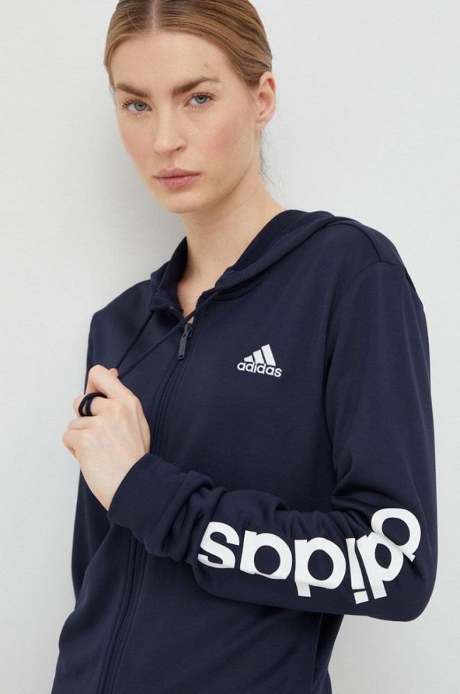 Спортивний костюм adidas жіночий колір синій (2933483) фото 5