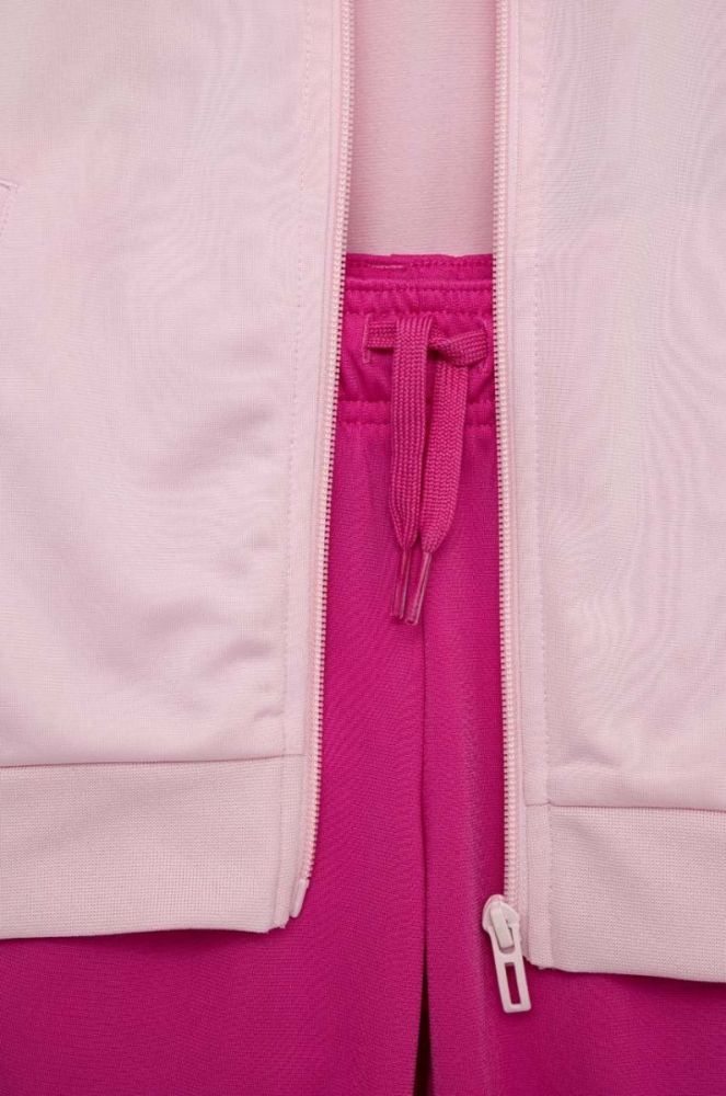 Дитячий спортивний костюм adidas G 3S колір рожевий фото 4