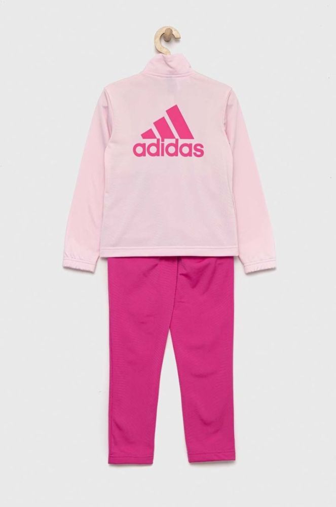 Дитячий спортивний костюм adidas G BL колір рожевий фото 2