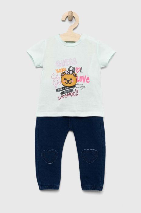 Комплект для немовлят Guess колір блакитний (2914623)