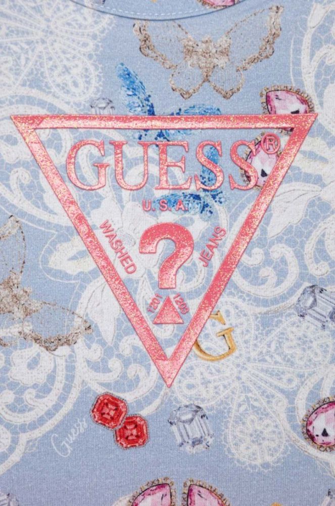 Комплект для немовлят Guess колір фіолетовий (2914627) фото 3