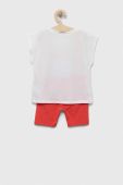 Дитячий комплект United Colors of Benetton колір червоний