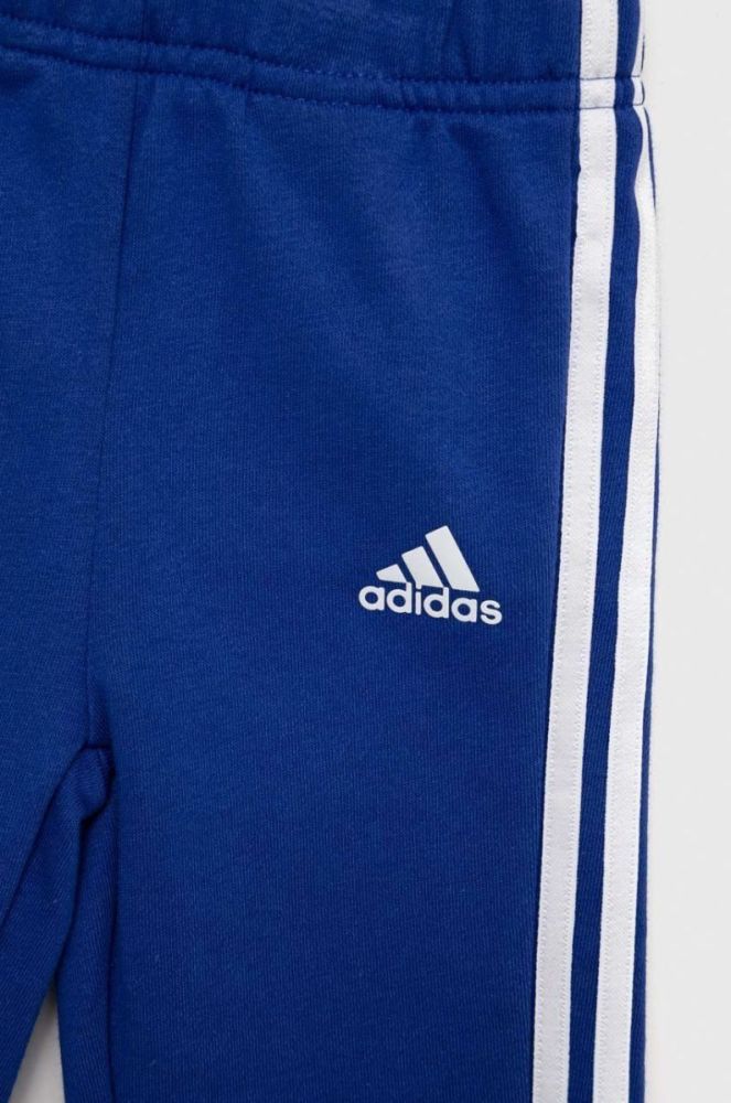 Дитячий комплект adidas I 3S CB FT JOG колір блакитний фото 4