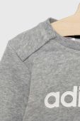 Дитячий спортивний костюм adidas I LIN FL колір сірий