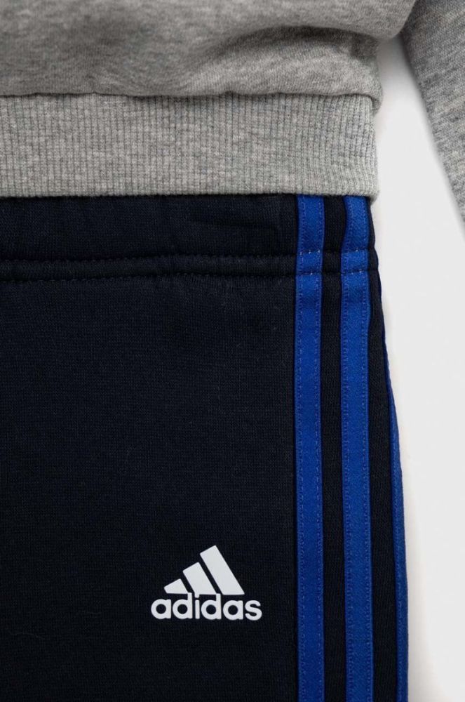 Дитячий спортивний костюм adidas I BLUV FL колір сірий фото 4
